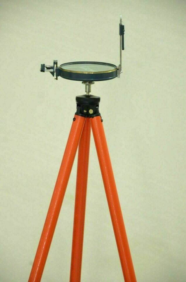 Surveying Prismatic 4" Compass For Basic Survey & Ranging w/ Fold Tripod