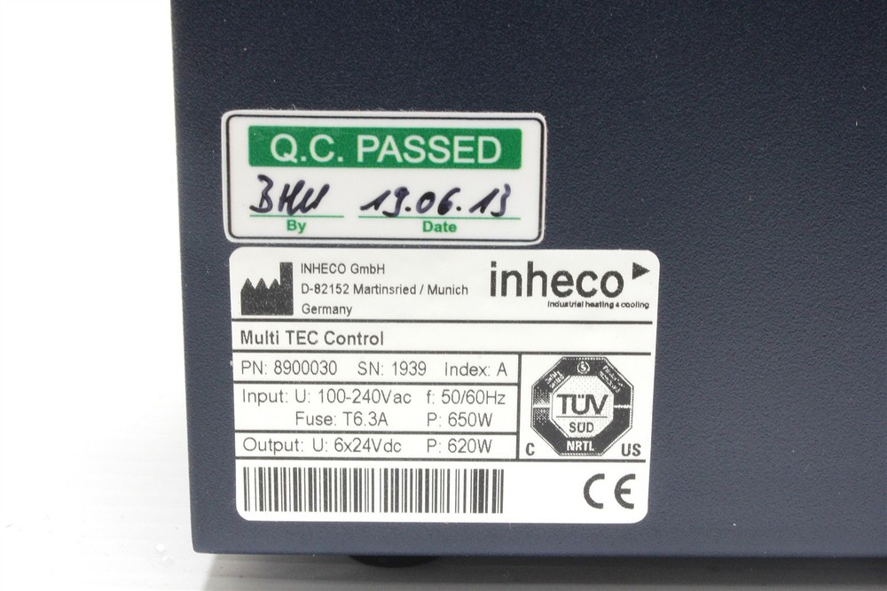 NEW Inheco MTC Multi TEC Controller 8900030