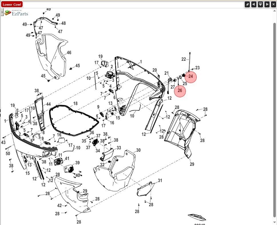 Mercury Flush Plug & Tether Kit 75-500HP - Part# 8M0224266 & 8M0215105 - New OEM