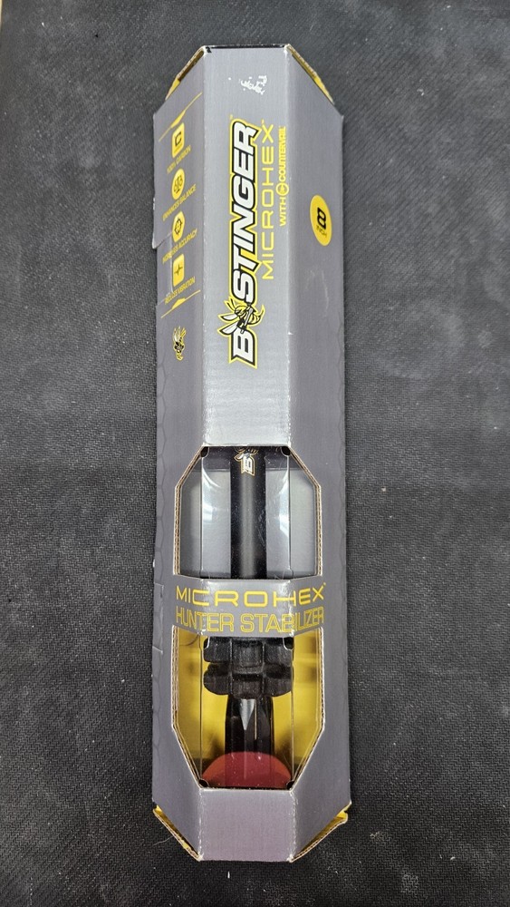 Bee Stinger Microhex Hunting Stabilizer - Black