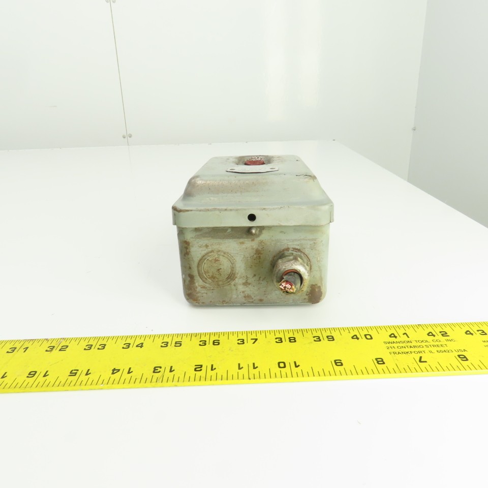 Allen Bradley 2-Button Size 0 Manual Motor Starter Control Operator Panel