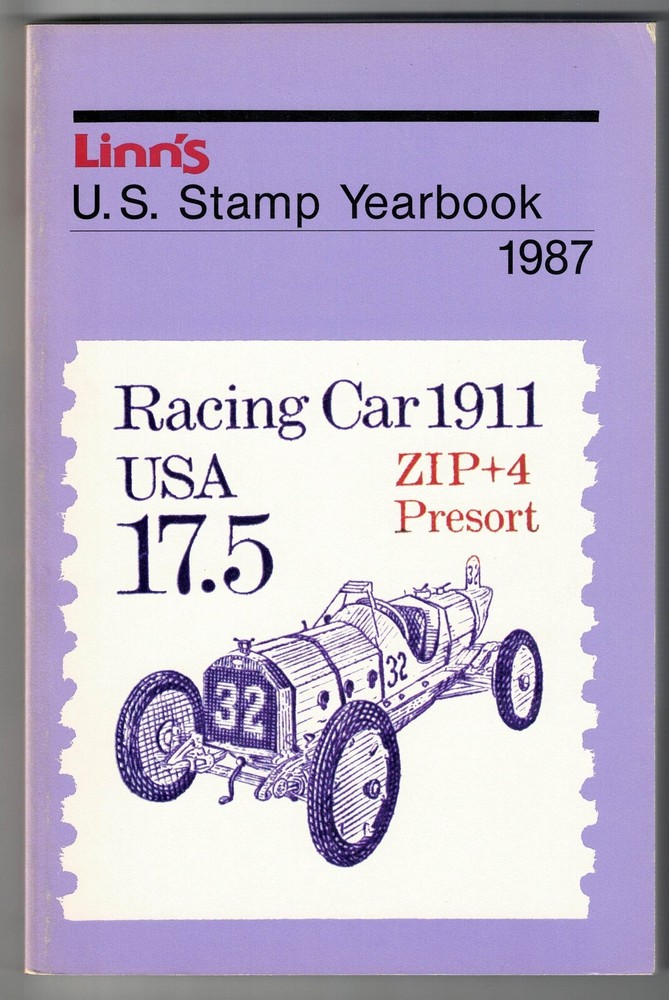 Linn's U.S. Stamp Yearbook 1987 - Excellent Used Condition.  Lot 250143