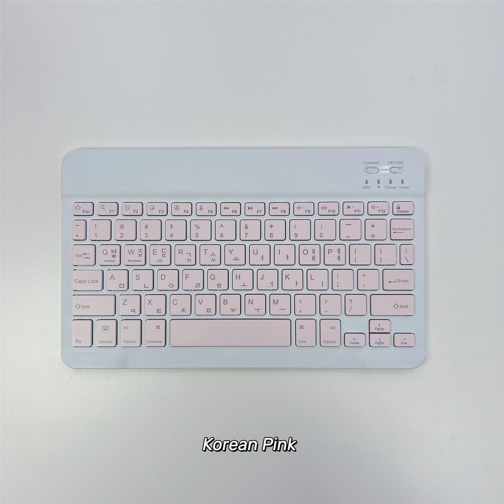 Korean Language Ultra-Thin Bluetooth Keyboard | Rechargeable Silent Multi-Device