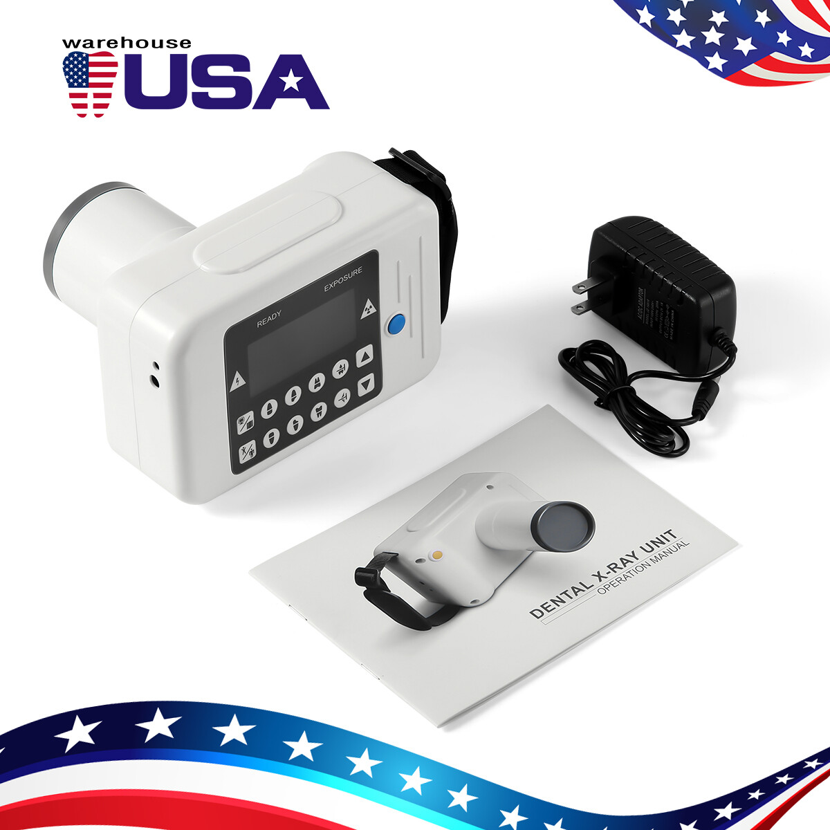 Dental X Portable Unit Ray Machine High Frequency/X Sensor Ray Size 1/2 rx Rayos