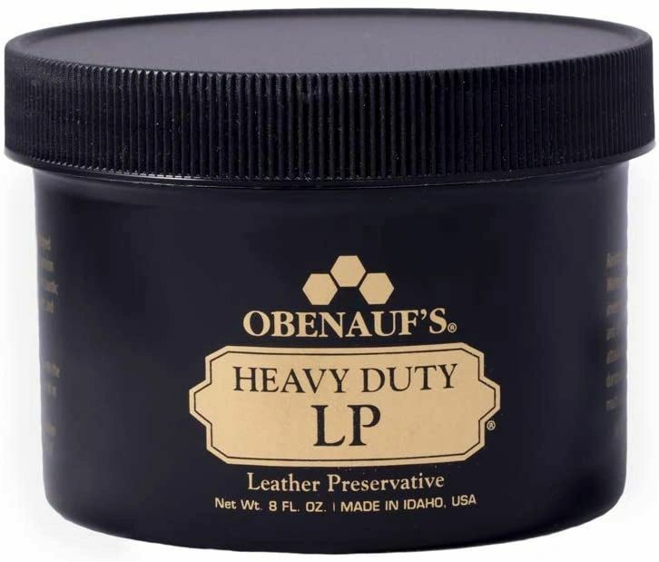 OBENAUF'S HEAVY DUTY LP LEATHER PRESERVATIVE , 8 OZ. JAR - BRAND NEW