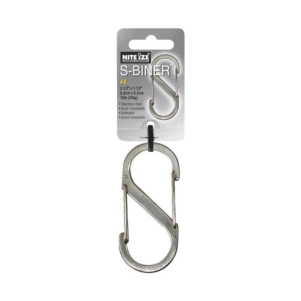 Nite Ize Stainless Size 5 S-Biner