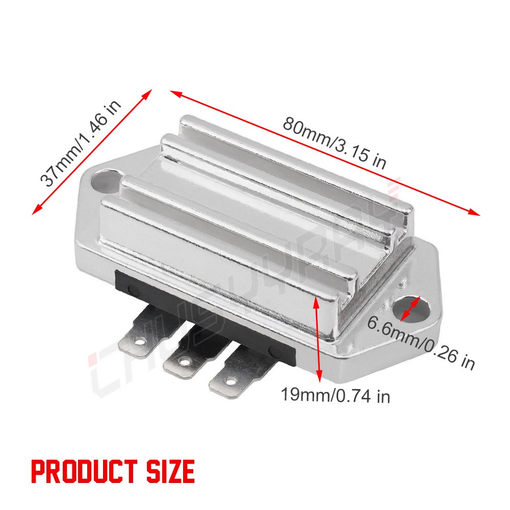 For Kohler Command Engine KT735 KT740 KT745 Voltage Regulator Rectifier Silver