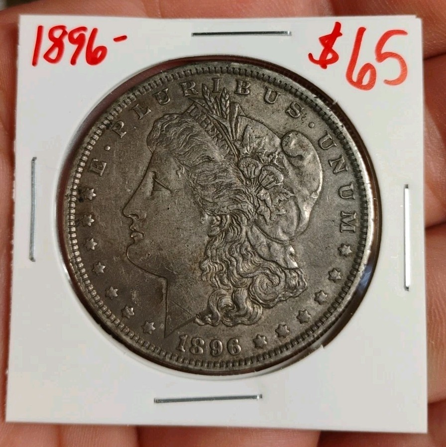 1896 $1 Morgan Silver Dollar