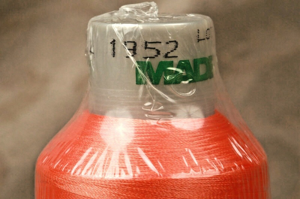 Madeira NEW Polyester Polyneon Embroidery Thread Orange 1952 5000m Cone