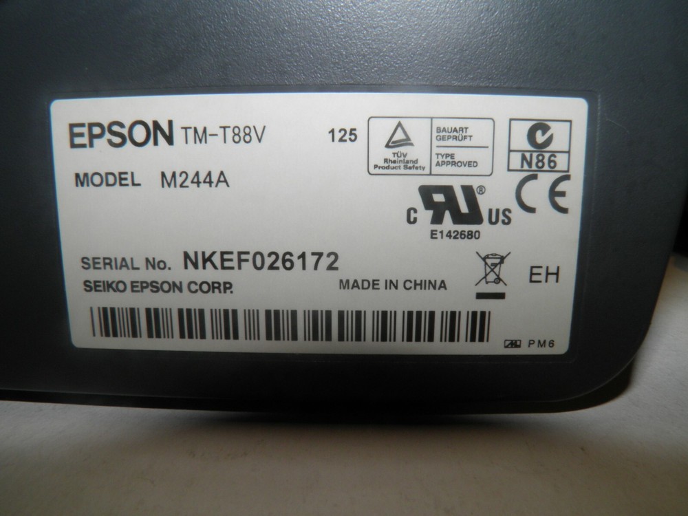 Refurbished Micros Epson M244A TM-T88V Thermal POS Receipt Printer IDN Printer