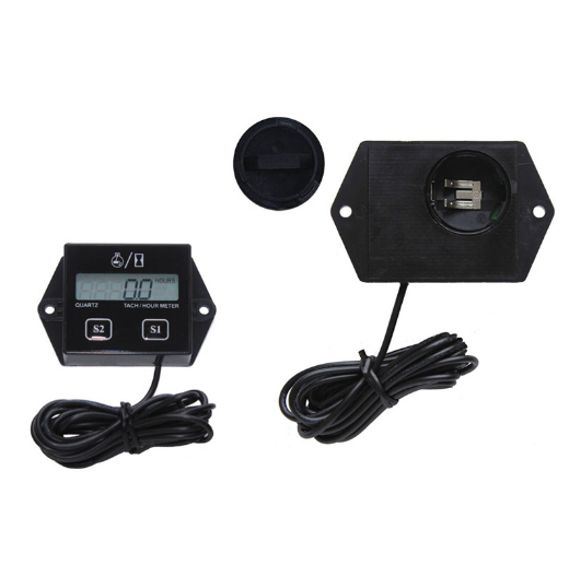 Motorcycle LCD Digital Display Speed Time Motorboat Engine Electronic Tachometer