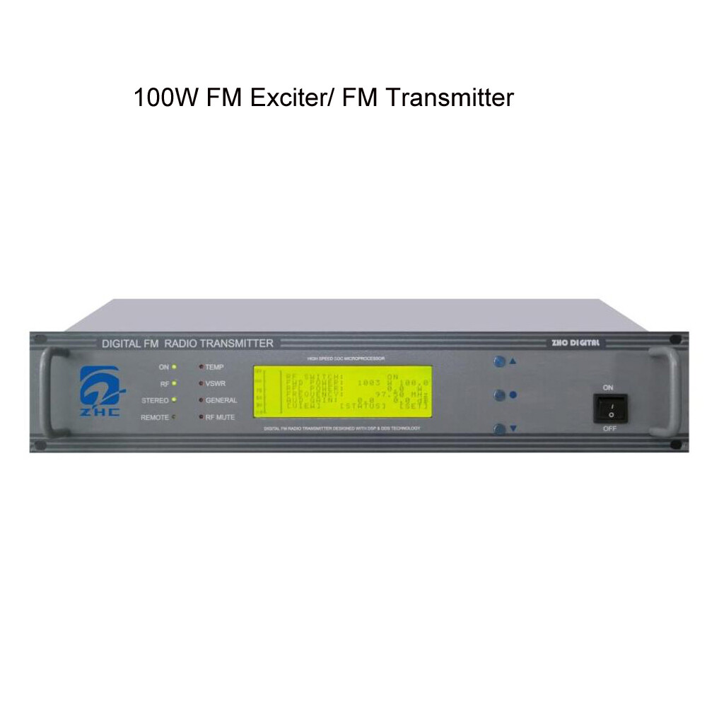 0-100W FM Radio Broadcast Transmitter /FM Exciter Support For 10KW Amplifier New