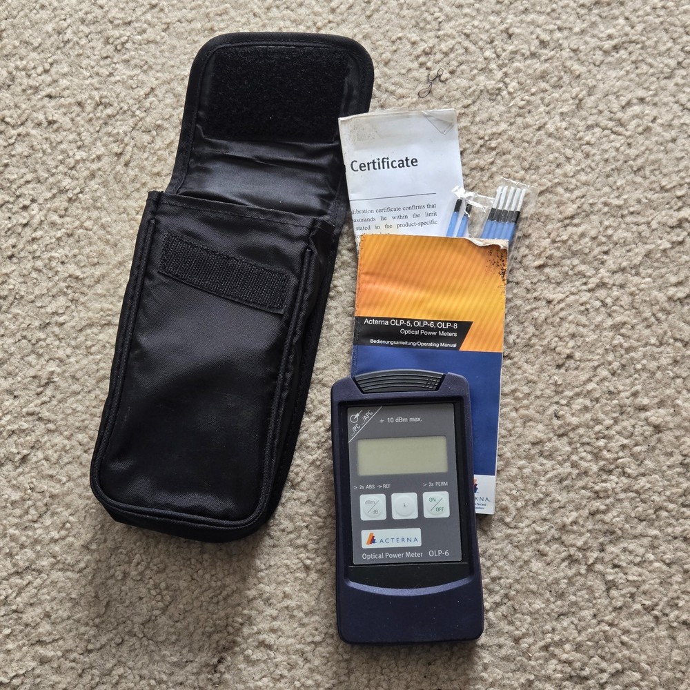 JDSU/Acterna OLP-6 Handheld Optical Power Meter with 2.5 mm TIP