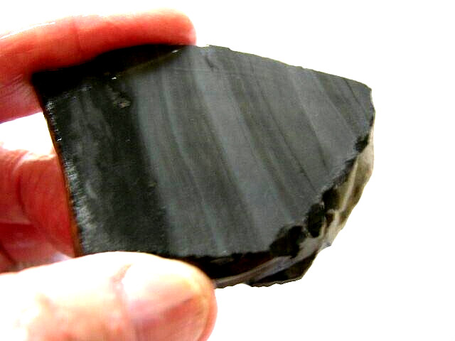 Rainbow obsidian slice 2x1.75x3/8 inch ro5