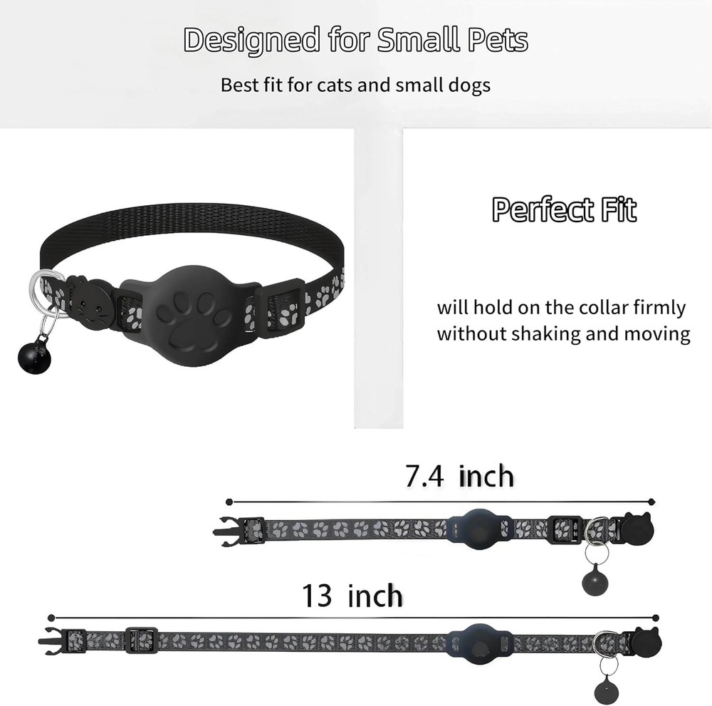 Pet Tracker,Gps Collar for Cats (Android Only) Smart Tag,Waterproof Compatible w