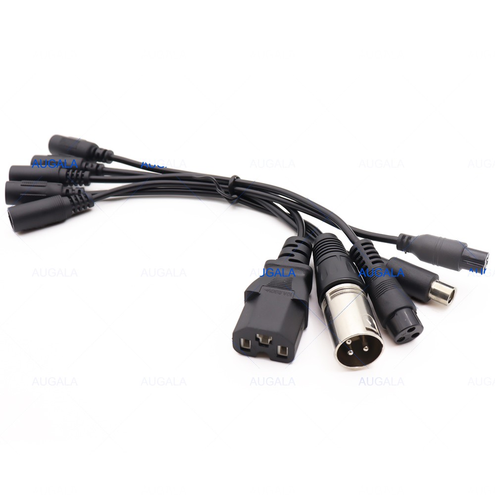 Ebike Scooter Charger Conversion Adapters For 5.5x2.1mm DC Plug Battery Charger
