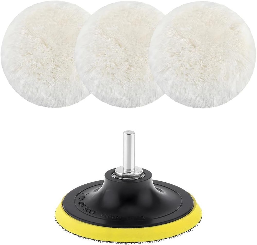 5 Inch Polishing Buffing Pad, Polishing Buffing Wheel Hook and Loop Compound Cut