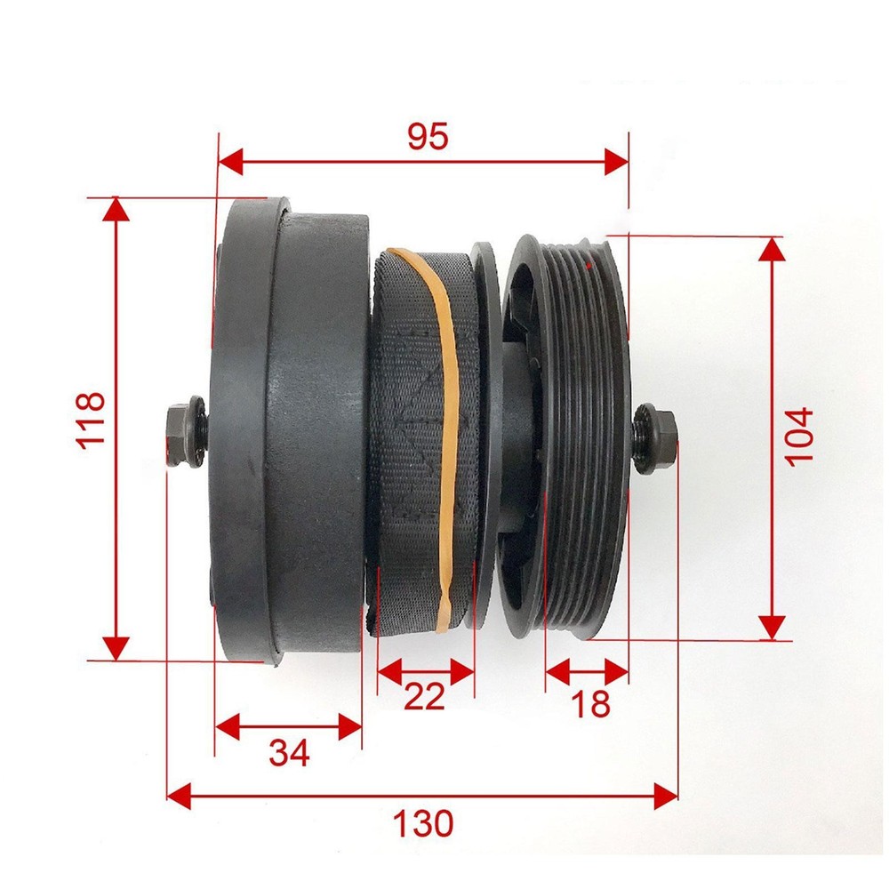 Webbing Damper Rowing Machine Pullback Wheel