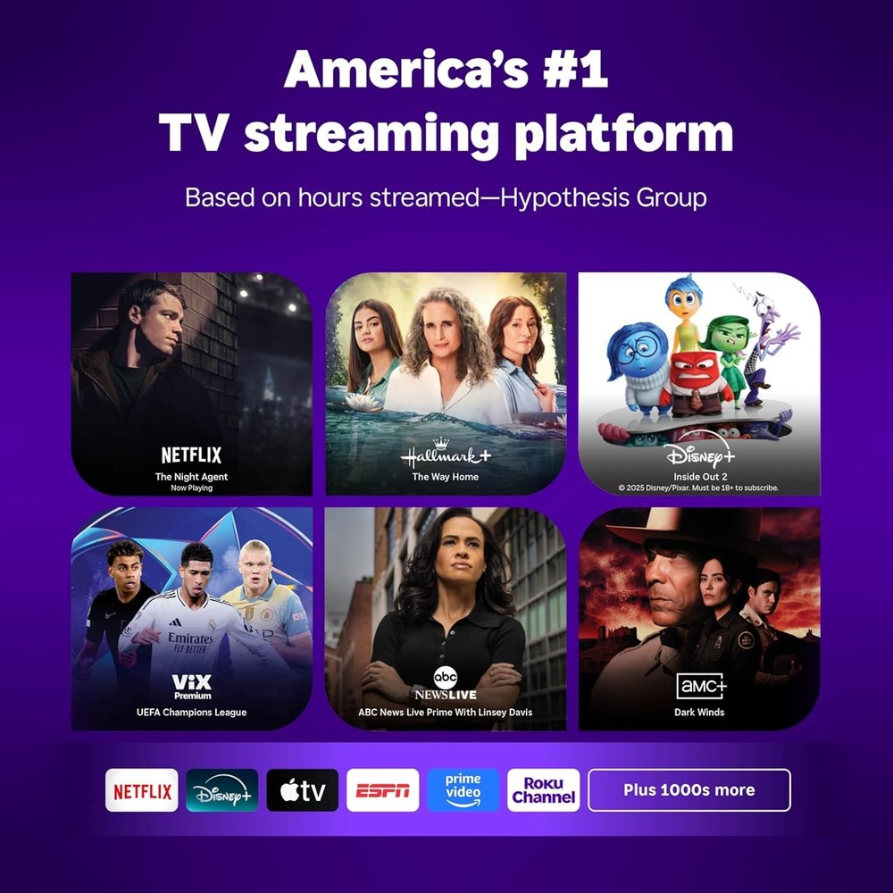 Roku Streaming Stick+ 4K HDR Streaming Device with Voice Remote