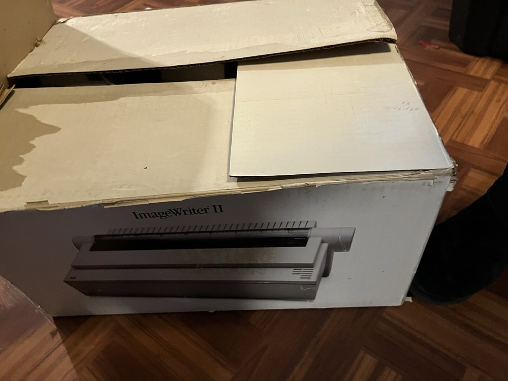 Apple ImageWriter II Dot Matrix Printer Power Tested