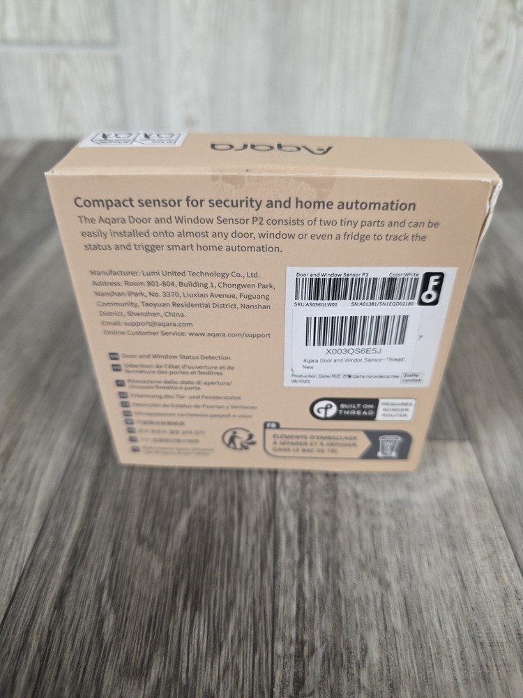 Aqara Door and Window Sensor P2 - Matter over Thread version - Contact Sensor