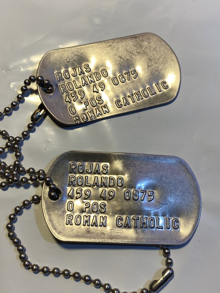 Vintage Military Dog Tags