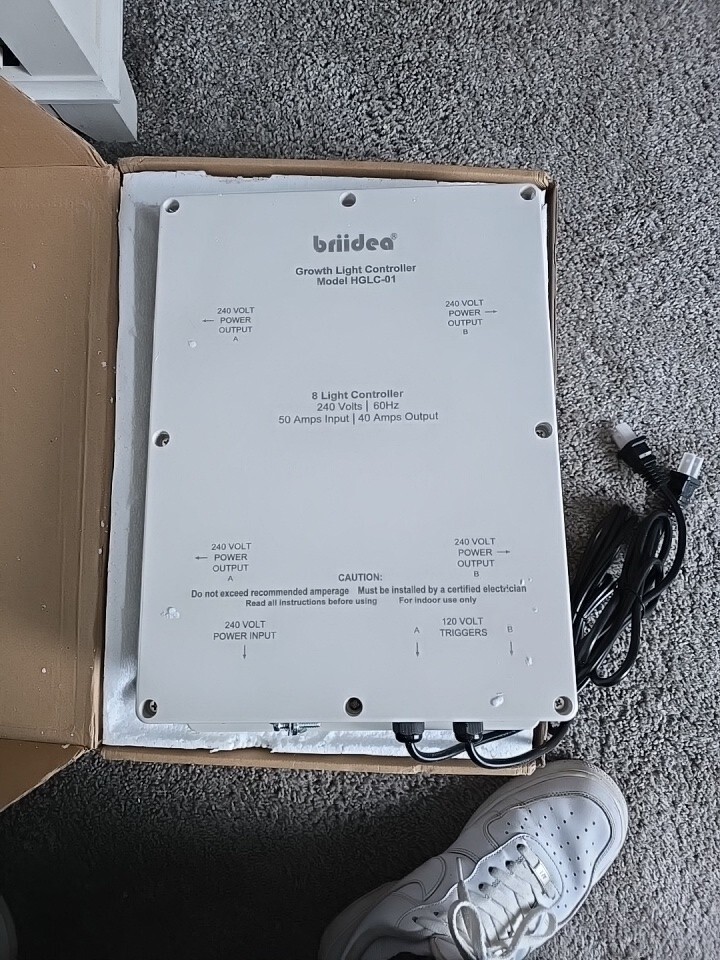 briidea HGLC-01 8 Light Controller, Ballast Lighting Relay