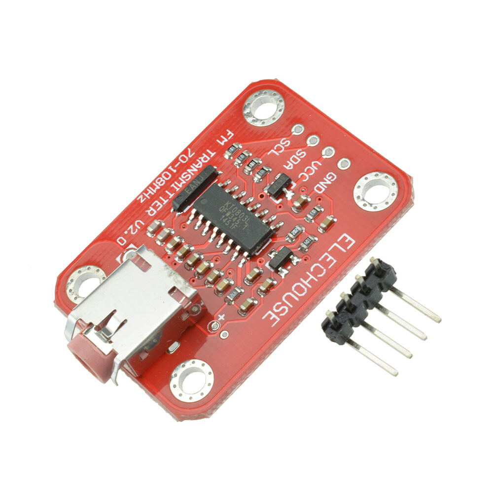 FM Transmitter Module V2.0 FM Radio Digital Module for Arduino Microphone Audio