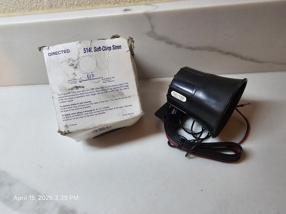 Python 5706P 5706V Alarm System Viper Remote Start Used Good Condition W/ Siren