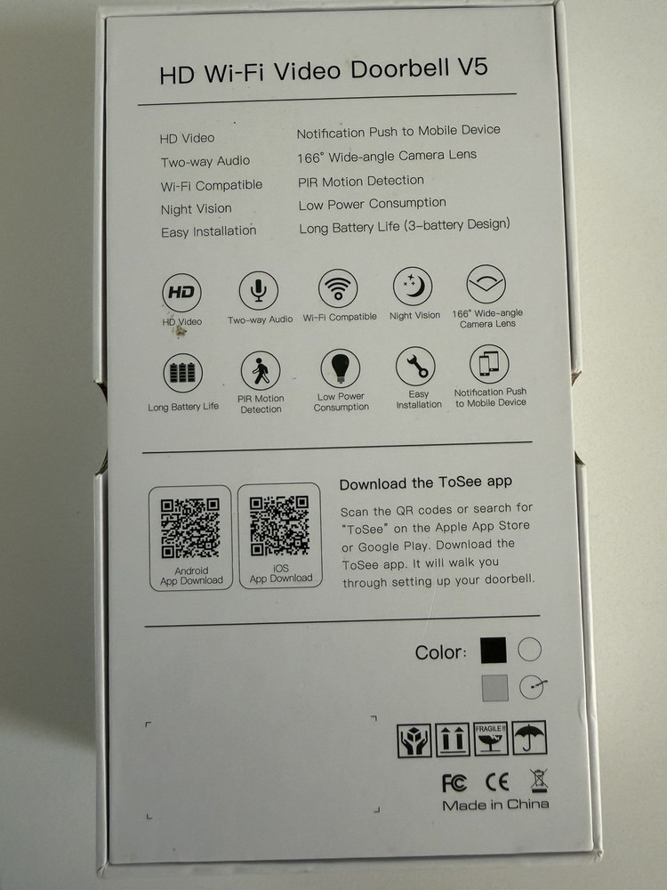 Video Doorbell V5