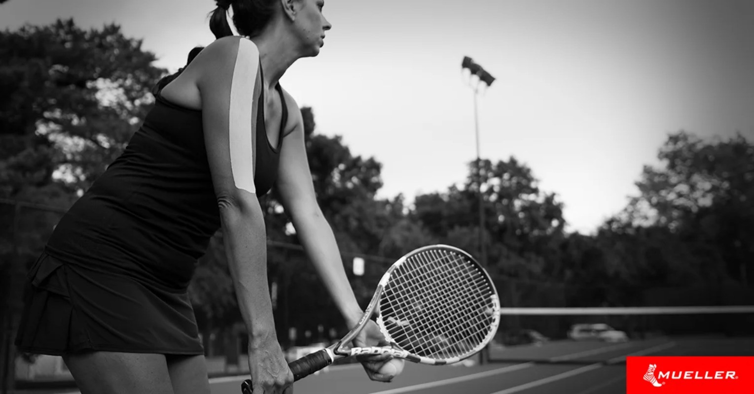 Mueller Kinesiology Tape, 2" x 98.4 ft (30 Meter) Continuous Roll, Beige