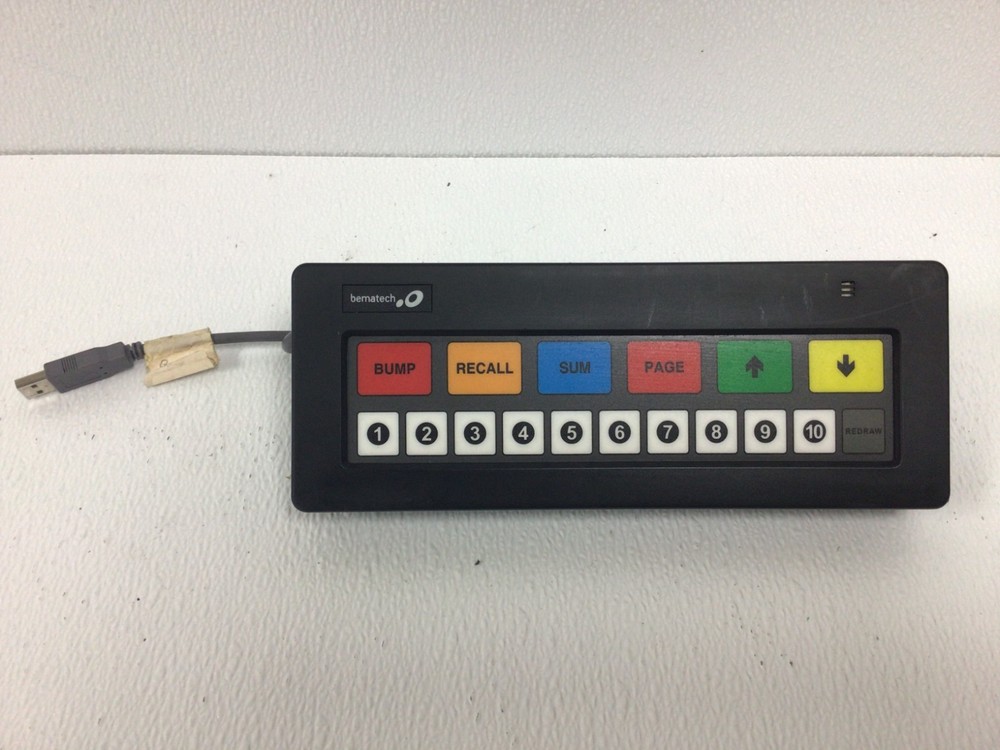 Bematech Logic Controls KB1700 Bump Bar w/ no USB CABLE