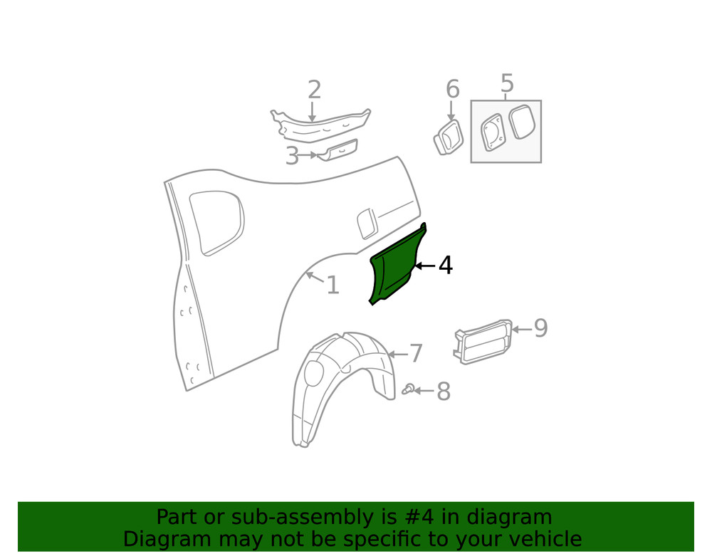 Genuine GM Lower Panel 10289997