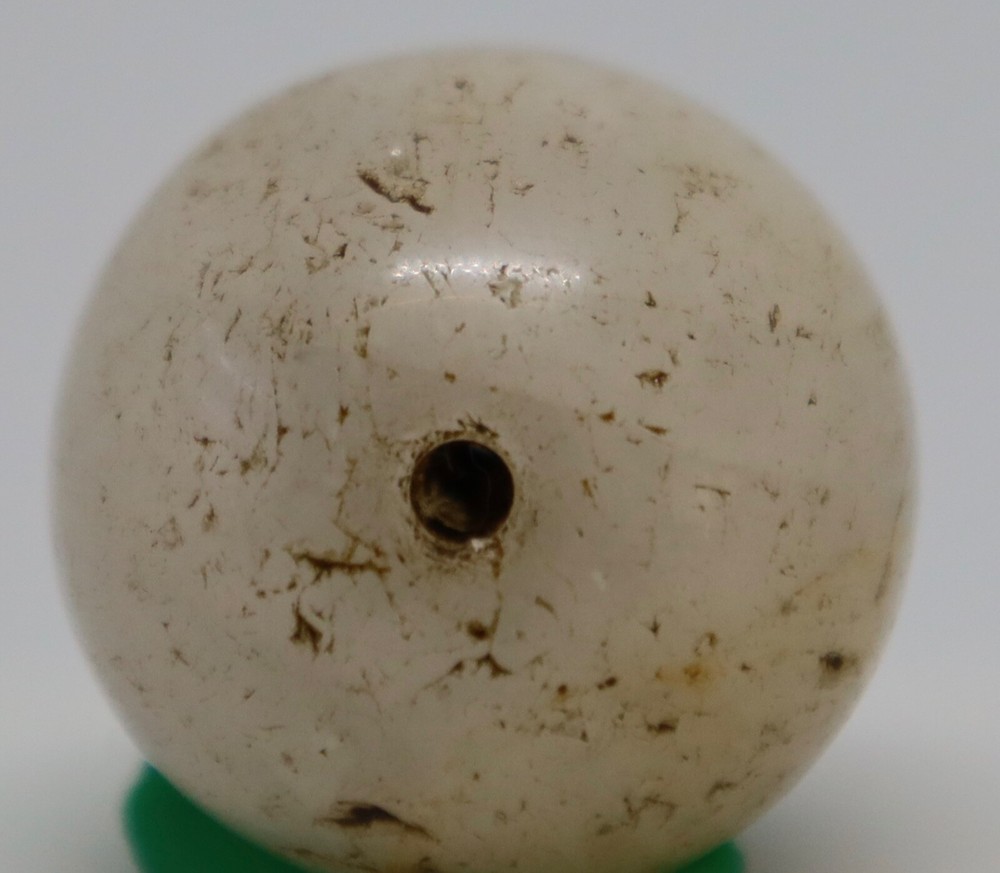 ancient unique white agate bead 21.5mm / 20.5mm
