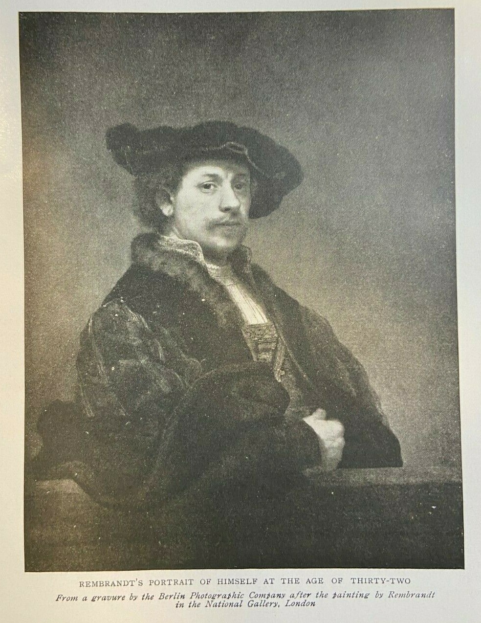 1906 Art Rembrandt Tercentenary illustrated