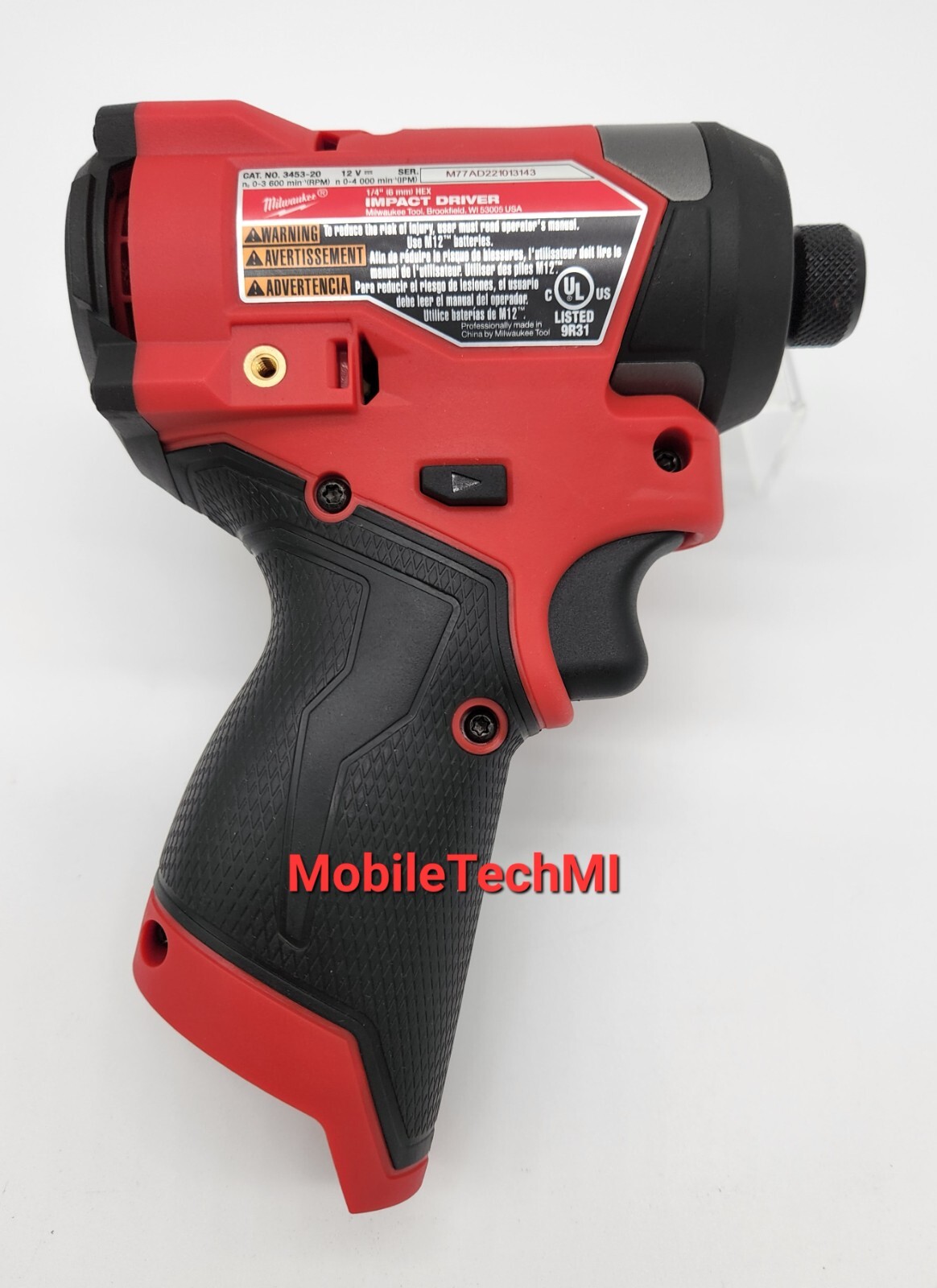 NEW Milwaukee M12 3453-20 FUEL 1/4" Hex Impact Driver GEN 3 + 2.0 Ah OEM Battery