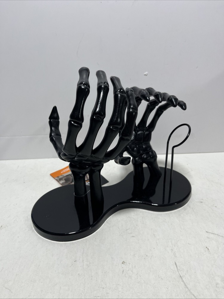 Hyde And Eek Black Skeleton Wine Bottle Holder NEW