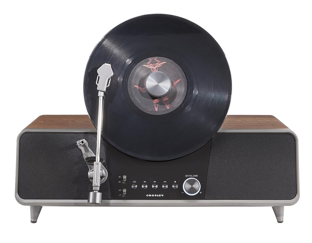 CR6049A-WA Beck Vertical Bluetooth Record Player, Automatic Turntable, Audio ...