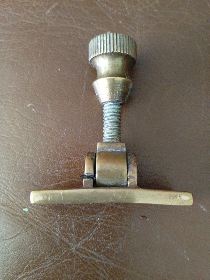 Vintage Solid Brass Sash Window Twist Lock Latch £12@ Spring Loaded with Screws