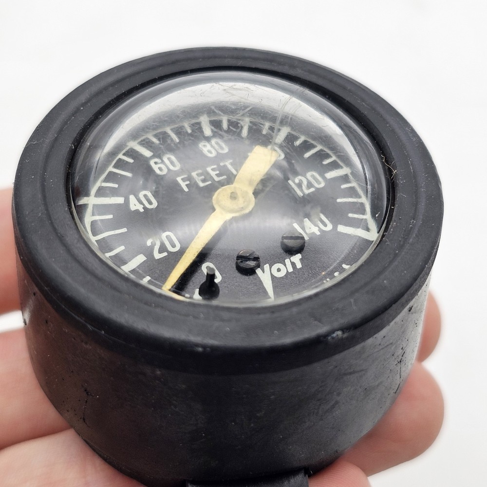 VNTAGE VOIT WRIST DEPTH METER GAUGE SCUBA DIVING LA CALIFORINIA - UNTESTED