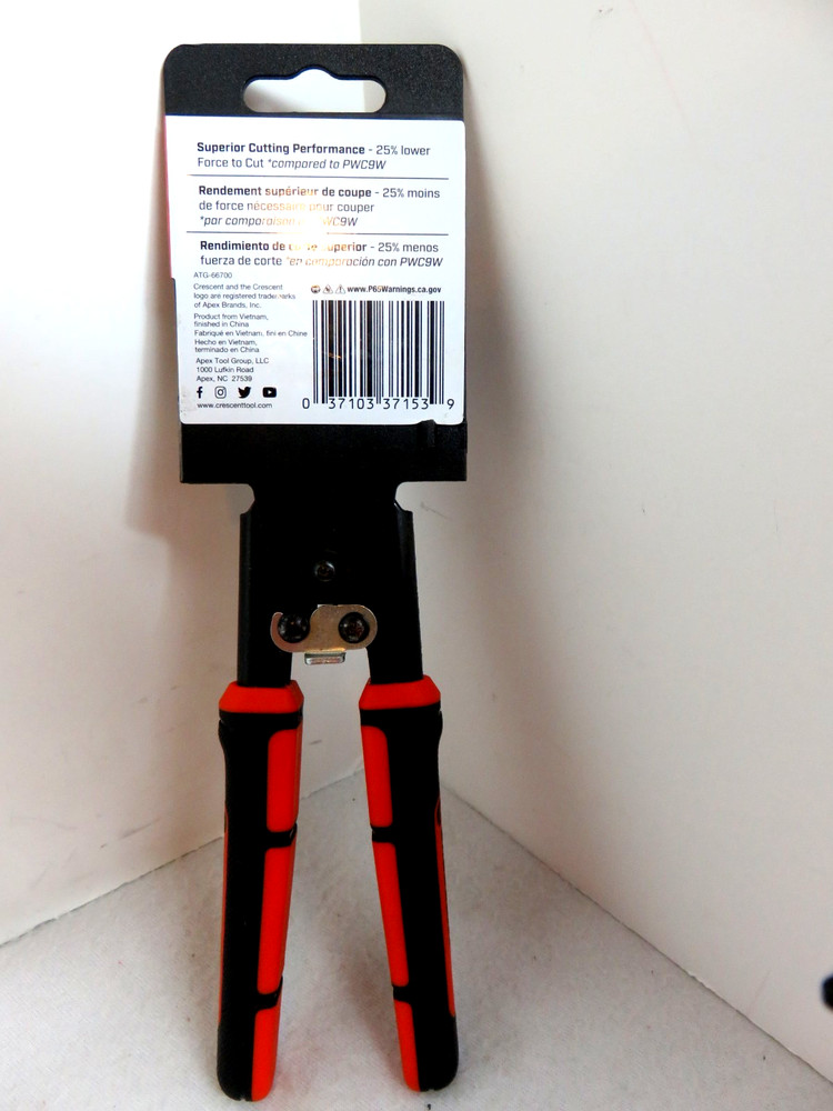 Crescent 9in Multi-Purpose Wire Cutter. Bolt Cutter CTMPWC9