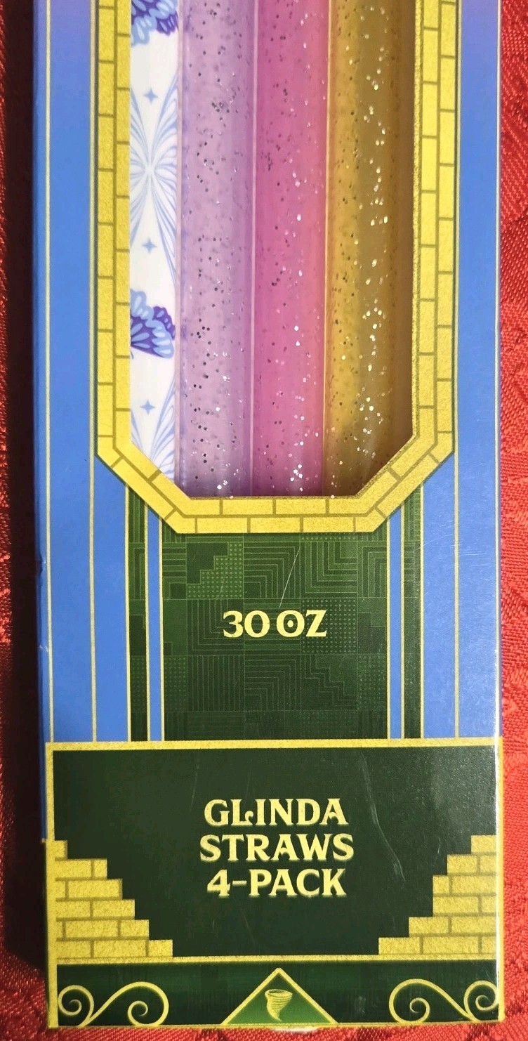 Stanley x Wicked Glinda 30oz Straw Set CharCharms Limited Edition Reusable New