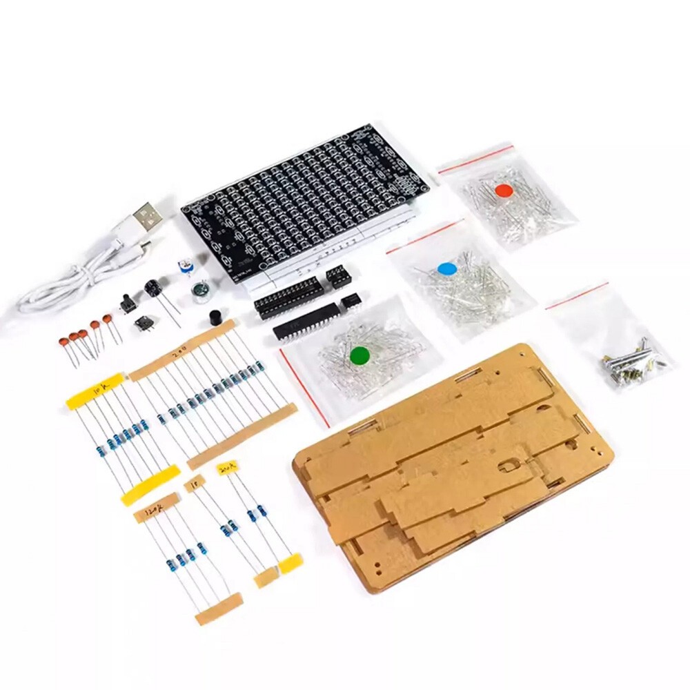USB Mini Electronic Display DC 5V Spectrum Display Light DIY Part Durable