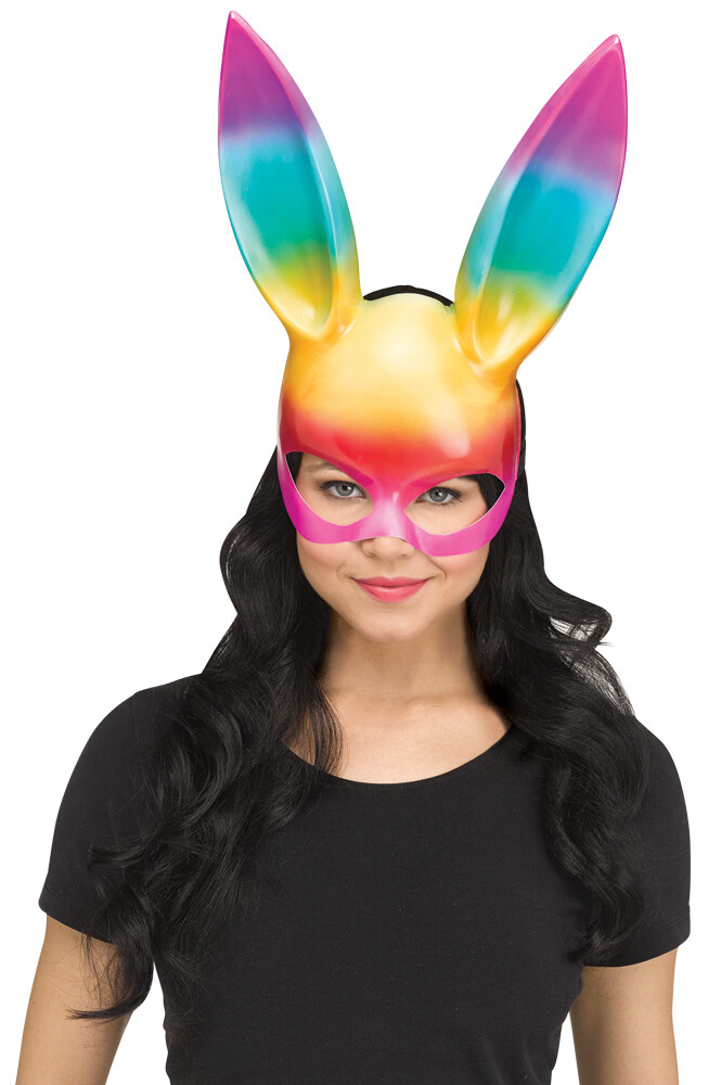Bunny Mask Rainbow - Fun World