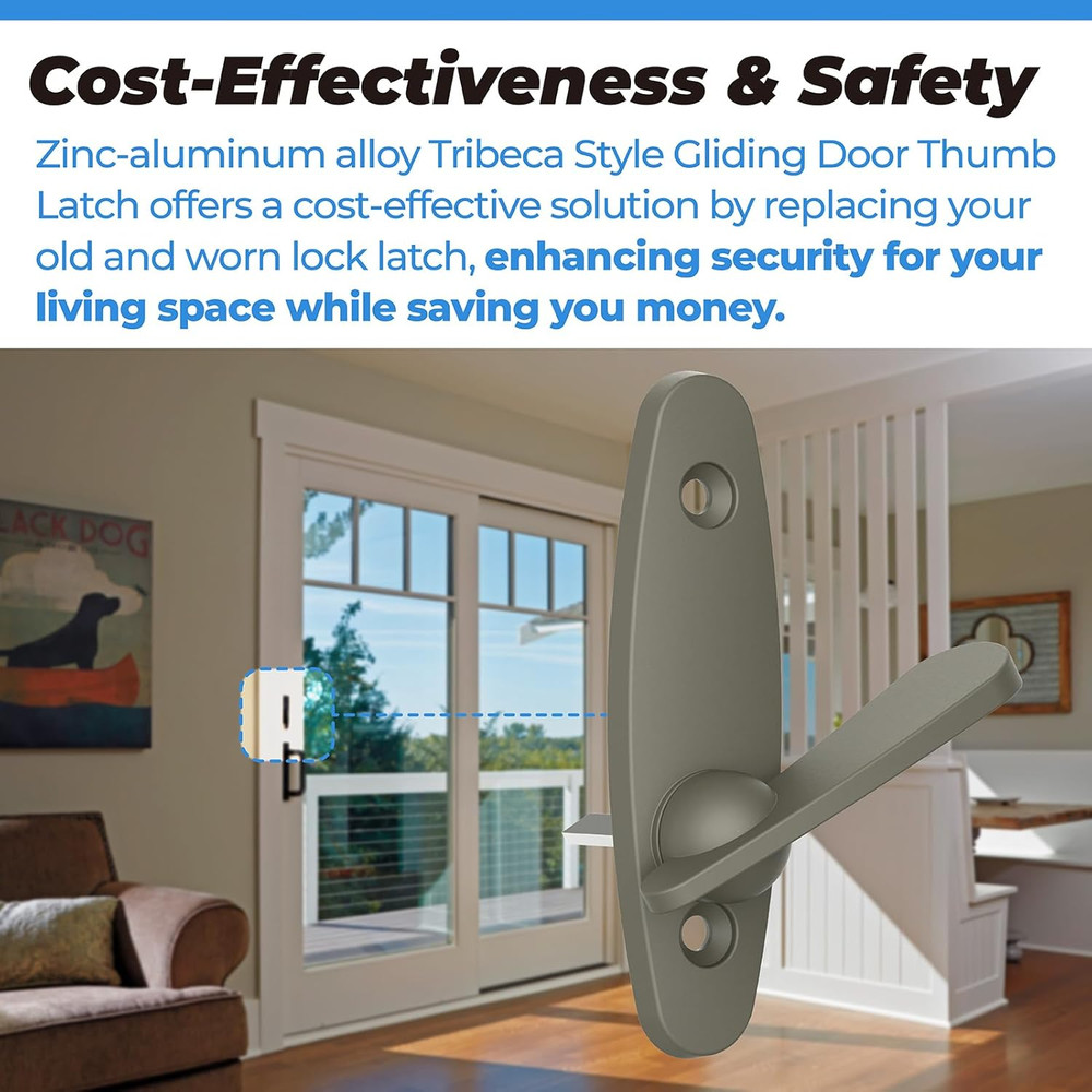 Replacement Andersen Gliding Door Thumb Latch Compatible with Andersen Sliding G