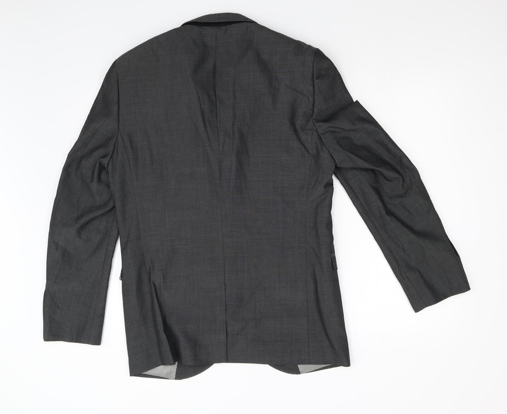 NEXT Mens Grey Wool Blend Suit Jacket Size 40