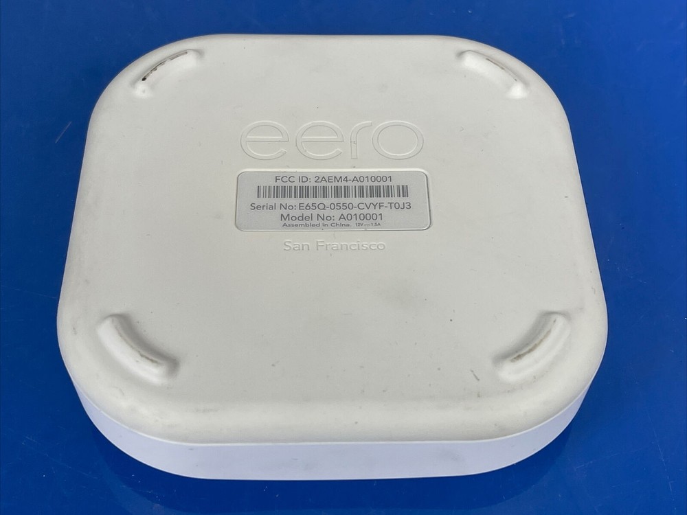 Eero WiFi Router Extender A010001 With Power Cable