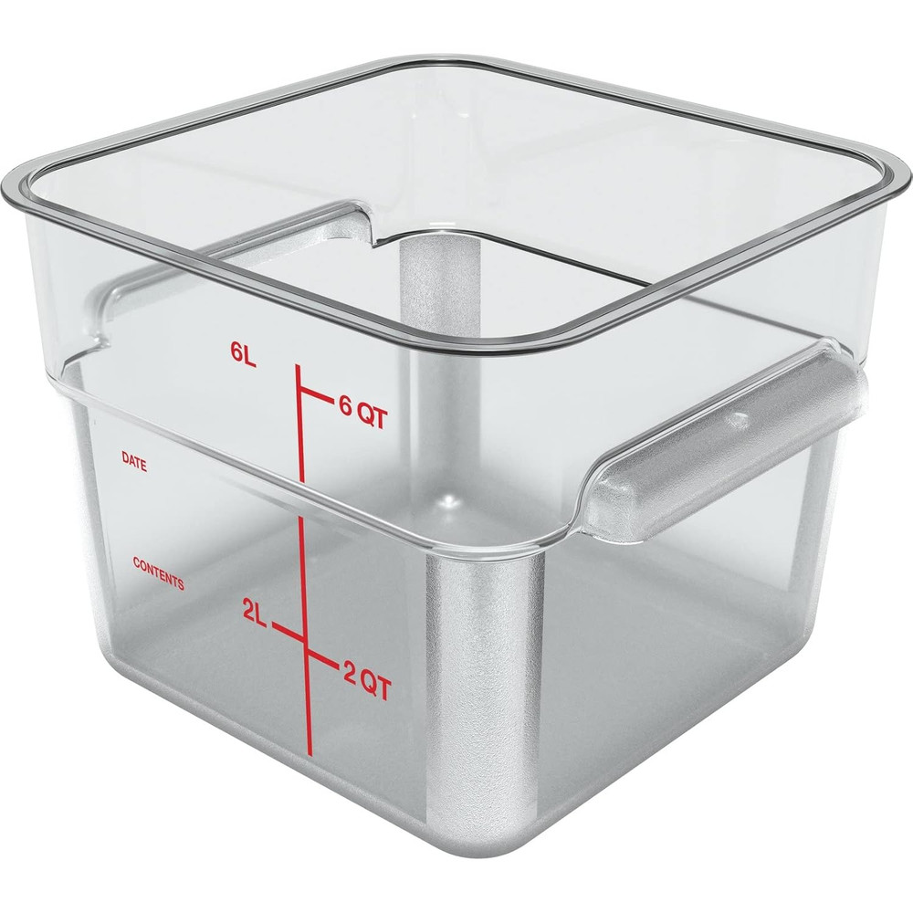 Squares Square Food Storage Container with Stackable Design for Catering, Buffet