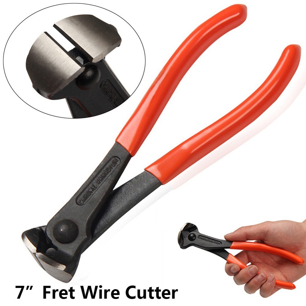 7 Inch Professional Guitar Fret Wire End Cutter Puller Plier String Scissors