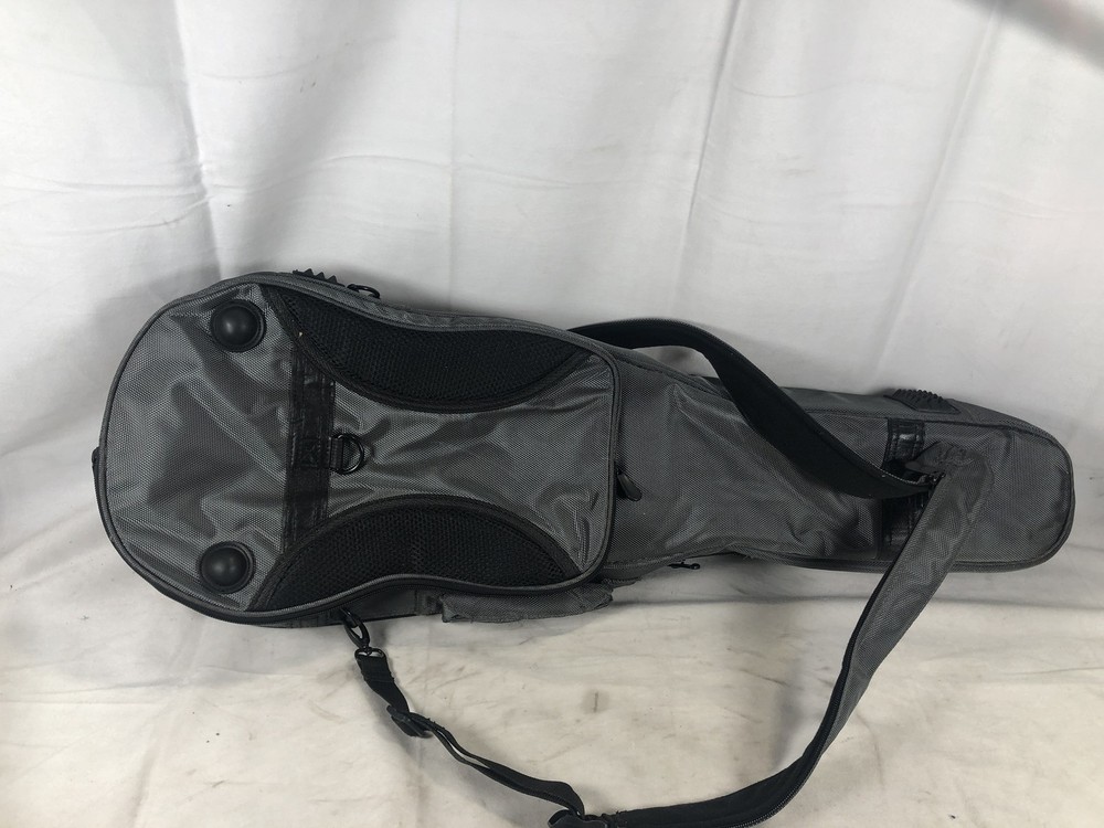 PAITITI Triangular Full Size Violin Soft Bag Lightweight Backpackble Grey Color